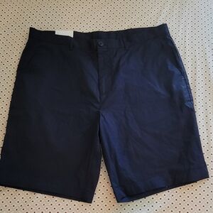 Calvin klein navy   chino mens shorts flat front sz38
